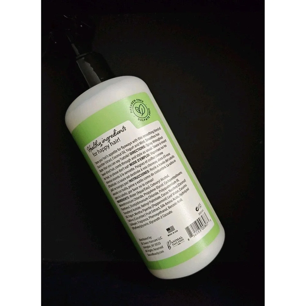 Sauce Beauty Tzatziki Tamer Leave-In Hair‎ Conditioner & Detangler Taming Spray